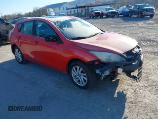 2013 Mazda 3 i Touring with VIN JM1BL1LP9D1742010, listed as a IAAI auction lot 41895365 with 154,476 mi miles and . Bid and sale history available at carsss.com. Image 1.