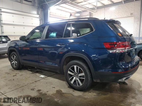 2021 Volkswagen Atlas SE z VIN 1V2LP2CA2MC506375, wystawiony jako Copart lot #88529915 z przebiegiem 50 550 mil mil oraz Szkody całkowita. Historia ofert i sprzedaży dostępna na DreamBid. Obrazek 2.