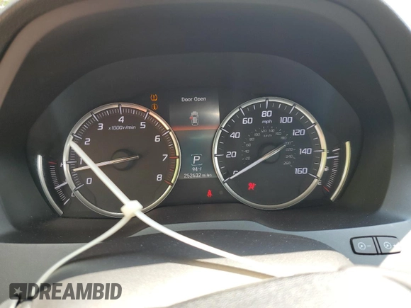 2014 Acura MDX Technology with VIN 5FRYD4H63EB005045, listed as a Copart auction lot 64413825 with 252,632 mi miles and Salvage title. Bid and sale history available at DreamBid. Image 9.