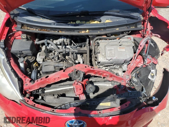2012 Toyota Prius One with VIN JTDKDTB34C1520061, listed as a Copart auction lot 52429705 with Not Provided miles and Salvage Title. Bid and sale history available at DreamBid. Image 11.