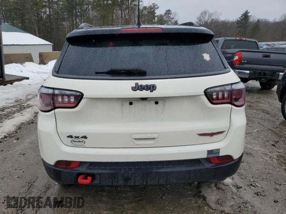 2019 Jeep Compass Trailhawk with VIN 3C4NJDDB0KT671292, listed as a Copart auction lot 46418675 with 175,494 mi miles and Salvage Title. Bid and sale history available at DreamBid. Image 6.