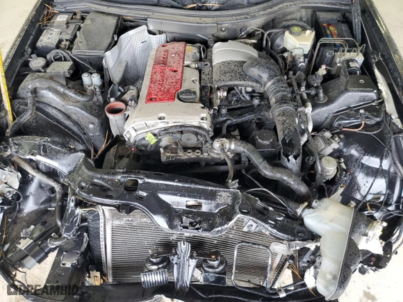 2001 Mercedes-Benz SLK-Class Kompressor with VIN WDBKK49F31F232414, listed as a Copart auction lot 78304774 with 0 mi miles and Salvage Title. Bid and sale history available at carsss.com. Image 11.