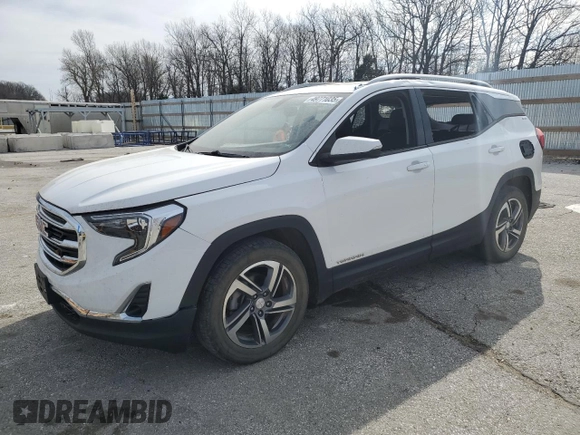 2019 GMC Terrain SLT z VIN 3GKALPEV9KL308495, wystawiony jako Copart lot #49771035 z przebiegiem 185 325 mil mil oraz Szkoda całkowita • Salvage title. Historia ofert i sprzedaży dostępna na DreamBid. Obrazek 1.
