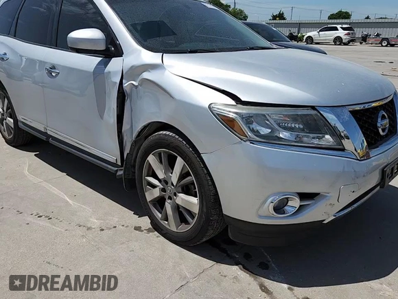 2016 Nissan Pathfinder Platinum with VIN 5N1AR2MNXGC665732, listed as a Copart auction lot 63183965 with 102,473 mi miles and Salvage title. Bid and sale history available at DreamBid. Image 14.