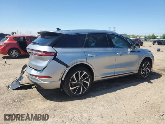 2024 Lincoln Corsair Grand Touring z VIN 5LMTJ5DZ7RUL08944, wystawiony jako Copart lot #58051165 z przebiegiem 15 013 mil mil oraz Szkoda całkowita • Salvage title. Historia ofert i sprzedaży dostępna na DreamBid. Obrazek 3.