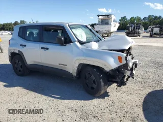 2019 Jeep Renegade Sport with VIN ZACNJAAB2KPK16435, listed as a Copart auction lot 58213515 with 218,292 mi miles and Salvage title. Bid and sale history available at DreamBid. Image 4.