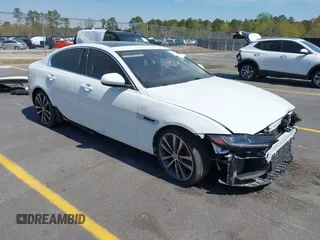 2020 Jaguar XE S with VIN SAJAE4FX8LCP65141, listed as a IAAI auction lot 41895834 with 54,677 mi miles and . Bid and sale history available at DreamBid. Image 1.