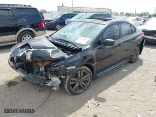 2017 Subaru WRX Premium with VIN JF1VA1E68H9829918, listed as a IAAI auction lot 41726861 with 97,263 mi miles. Bid and sale history available at carsss.com. Image 2.