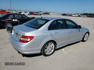 2009 Mercedes-Benz C-Class 3.0L Sport with VIN WDDGF54X09R082196, listed as a Copart auction lot 53774735 with 217,571 mi miles and Salvage Title. Bid and sale history available at carsss.com. Image 3.