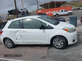 2013 Toyota Yaris L with VIN JTDJTUD31DD554542, listed as a IAAI auction lot 41795456 with 1 mi miles. Bid and sale history available at carsss.com. Image 12.