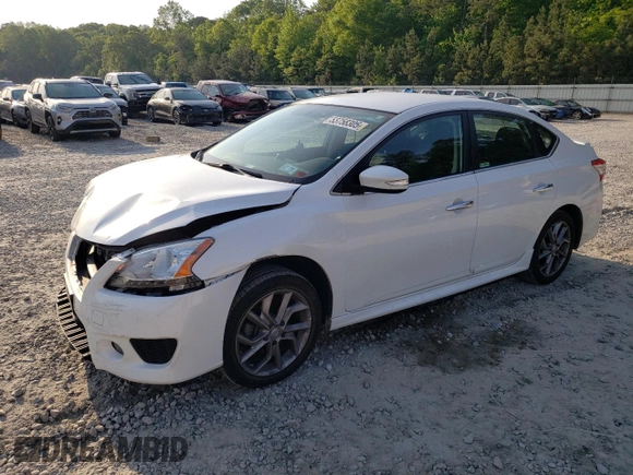 2015 Nissan Sentra SR with VIN 3N1AB7AP1FY346482, listed as a Copart auction lot 53758305 with 69,841 mi miles and Salvage Title. Bid and sale history available at DreamBid. Image 1.