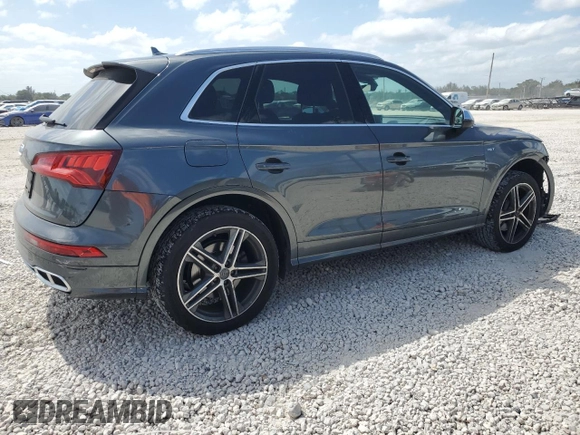 2018 Audi SQ5 Premium Plus with VIN WA1A4AFY3J2156464, listed as a Copart auction lot 54524195 with 40,237 mi miles and Salvage Title. Bid and sale history available at carsss.com. Image 3.