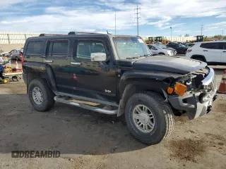 2009 Hummer H3 SUV with VIN 5GTEN13E298145360, listed as a Copart auction lot 77225884 with 134,133 mi miles and Salvage Title. Bid and sale history available at carsss.com. Image 4.