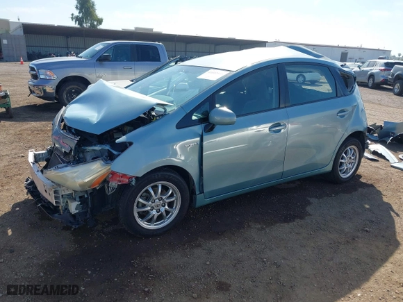 2014 Toyota Prius v Two with VIN JTDZN3EU3EJ013414, listed as a IAAI auction lot 41602698 with 155,155 mi miles. Bid and sale history available at carsss.com. Image 18.