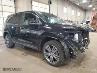 2021 Honda Passport EX-L with VIN 5FNYF8H58MB037157, listed as a Copart auction lot 58828074 with 25,890 mi miles and Salvage Title. Bid and sale history available at carsss.com. Image 4.