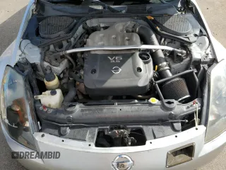 2005 Nissan 350Z with VIN JN1AZ34D55M609063, listed as a Copart auction lot 76796544 with 114,080 mi miles and Salvage Title. Bid and sale history available at DreamBid. Image 11.