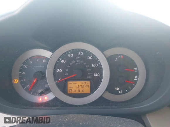 2008 Toyota RAV4 with VIN JTMBK33V086033312, listed as a IAAI auction lot 41898250 with 157,244 mi miles. Bid and sale history available at carsss.com. Image 7.