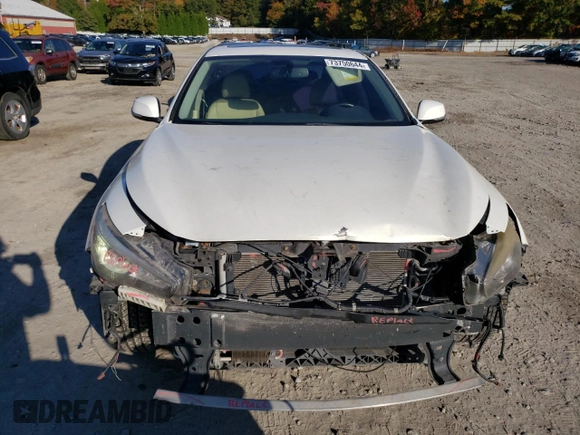 2015 Infiniti Q50 z VIN JN1BV7AR9FM396109, wystawiony jako Copart lot #73750644 z przebiegiem 138 477 mil mil oraz Szkody całkowita. Historia ofert i sprzedaży dostępna na DreamBid. Obrazek 5.