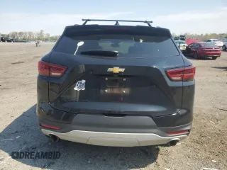 2023 Chevrolet Blazer LT with VIN 3GNKBJR47PS157100, listed as a Copart auction lot 52670025 with 9,637 mi miles and Salvage title. Bid and sale history available at DreamBid. Image 6.