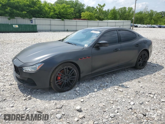 2017 Maserati Ghibli S Q4 with VIN ZAM57RTS8H1249909, listed as a Copart auction lot 60283645 with 128,090 mi miles and Clean title. Bid and sale history available at DreamBid. Image 1.