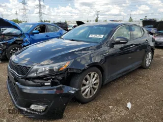2014 Kia Optima EX z VIN 5XXGN4A72EG299936, wystawiony jako Copart lot #64138185 z przebiegiem 163 138 mil mil oraz Szkoda całkowita • Salvage title. Historia ofert i sprzedaży dostępna na DreamBid. Obrazek 1.