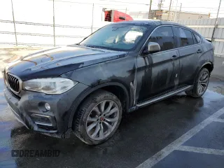 2016 BMW X6 sDrive35i with VIN 5UXKU0C58G0F93204, listed as a Copart auction lot 73562584 with 137,462 mi miles and Salvage Title. Bid and sale history available at carsss.com. Image 1.