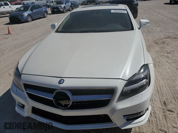 2013 Mercedes-Benz CLS-Class CLS 550 with VIN WDDLJ7DB0DA072370, listed as a Copart auction lot 76265374 with 82,085 mi miles and Clean Title. Bid and sale history available at carsss.com. Image 5.