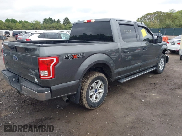 2017 Ford F-150 XL with VIN 1FTEW1EP9HFA85509, listed as a IAAI auction lot 42307019 with 71,113 mi miles and . Bid and sale history available at DreamBid. Image 4.