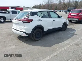 2021 Nissan Kicks S with VIN 3N1CP5BV5ML566388, listed as a IAAI auction lot 41791342 with 35,264 mi miles and . Bid and sale history available at DreamBid. Image 4.
