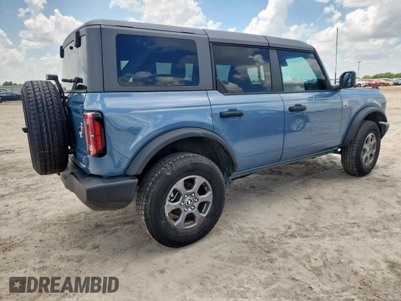 2024 Ford Bronco Big Bend with VIN 1FMDE7BH7RLA03788, listed as a Copart auction lot 65085065 with 10,597 mi miles and Salvage title. Bid and sale history available at DreamBid. Image 3.