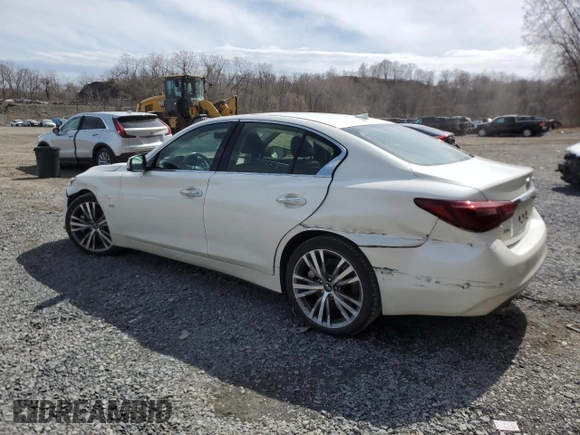 2018 Infiniti Q50 3.0t LUXE with VIN JN1EV7AR9JM433505, listed as a Copart auction lot 51435535 with 108,232 mi miles and Salvage Title. Bid and sale history available at carsss.com. Image 2.