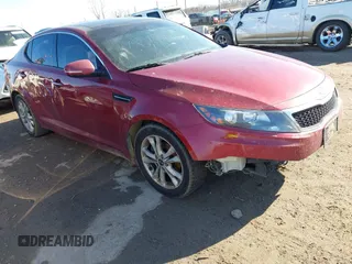 2011 Kia Optima EX z VIN KNAGN4A74B5190052, wystawiony jako IAAI lot #41277281 z przebiegiem 285 864 mil mil oraz . Historia ofert i sprzedaży dostępna na DreamBid. Obrazek 1.