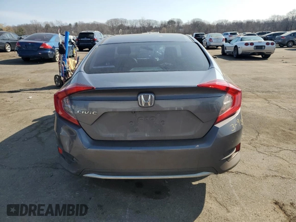 2019 Honda Civic LX with VIN 2HGFC2F66KH541403, listed as a Copart auction lot 48694535 with 118,906 mi miles and Salvage Title. Bid and sale history available at DreamBid. Image 6.