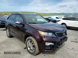 2013 Kia Sorento SX z VIN 5XYKWDA22DG389884, wystawiony jako Copart lot #58813735 z przebiegiem 101 567 mil mil oraz Szkoda całkowita • Salvage title. Historia ofert i sprzedaży dostępna na DreamBid. Obrazek 15.