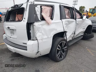 2018 Chevrolet Tahoe Premier z VIN 1GNSKCKJ6JR252253, wystawiony jako IAAI lot #42354486 z przebiegiem Nie podano mil oraz . Historia ofert i sprzedaży dostępna na DreamBid. Obrazek 4.