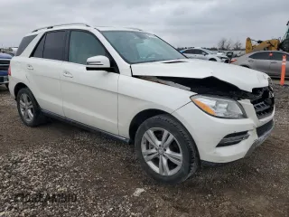 2013 Mercedes-Benz M 350 with VIN 4JGDA5JB5DA210357, listed as a Copart auction lot 45774645 with 186,550 mi miles and Salvage Title. Bid and sale history available at DreamBid. Image 4.