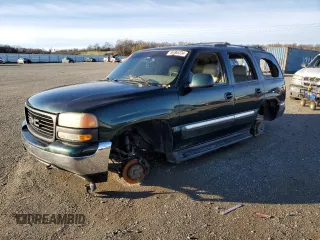 2001 GMC Yukon SLT with VIN 1GKEK13T31R208399, listed as a Copart auction lot 86766334 with 0 mi miles and Salvage Title. Bid and sale history available at carsss.com. Image 1.