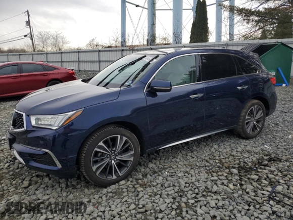 2020 Acura MDX w/Technology Pkg with VIN 5J8YD4H50LL010949, listed as a Copart auction lot 50454365 with 32,465 mi miles and Salvage Title. Bid and sale history available at carsss.com. Image 1.