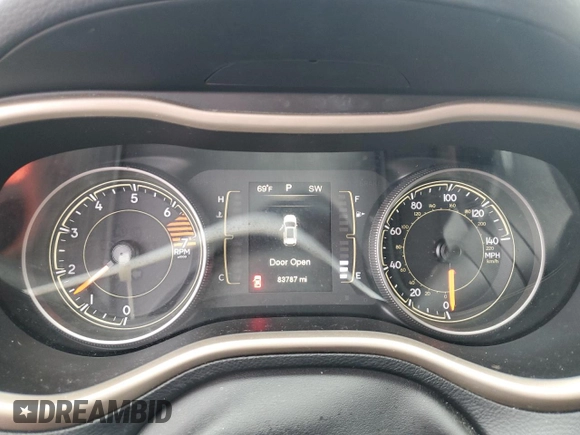 2016 Jeep Cherokee Altitude with VIN 1C4PJLCB2GW362817, listed as a Copart auction lot 50652775 with 83,787 mi miles and Salvage title. Bid and sale history available at DreamBid. Image 9.