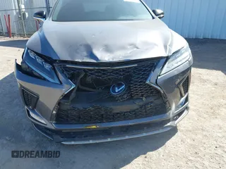 2020 Lexus RX 450h F Sport Performance with VIN 2T2YGMDA4LC055002, listed as a IAAI auction lot 41974333 with 64,998 mi miles and . Bid and sale history available at DreamBid. Image 6.