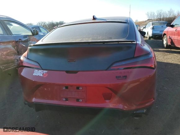 2023 Acura Integra w/A-Spec Package with VIN 19UDE4H32PA017459, listed as a Copart auction lot 41489875 with 45,356 mi miles and Salvage Title. Bid and sale history available at carsss.com. Image 6.