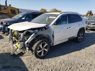 2021 Toyota RAV4 Prime SE with VIN JTMAB3FV5MD018608, listed as a Copart auction lot 75068243 with 29,942 mi miles. Bid and sale history available at carsss.com. Image 1.