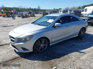 2015 Mercedes-Benz CLA-Class CLA 250 with VIN WDDSJ4EB1FN200782, listed as a IAAI auction lot 41781435 with 125,950 mi miles. Bid and sale history available at carsss.com. Image 2.