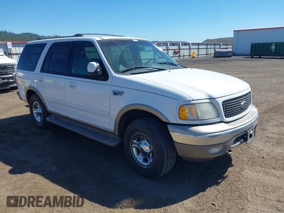 2000 Ford Expedition Eddie Bauer with VIN 1FMPU18L5YLA81378, listed as a IAAI auction lot 42366640 with 222,898 mi miles and . Bid and sale history available at DreamBid. Image 1.