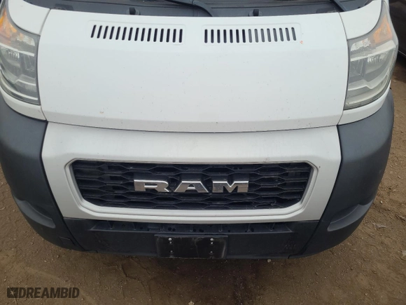2019 Ram ProMaster Cargo Van with VIN 3C6TRVBG4KE556887, listed as a Copart auction lot 66757814 with 74,814 mi miles and Non Repairable. Bid and sale history available at carsss.com. Image 11.