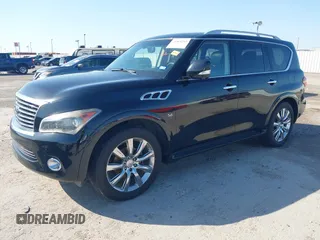 2014 Infiniti QX80 z VIN JN8AZ2NF2E9553274, wystawiony jako IAAI lot #41964242 z przebiegiem 95 667 mil mil oraz . Historia ofert i sprzedaży dostępna na DreamBid. Obrazek 17.