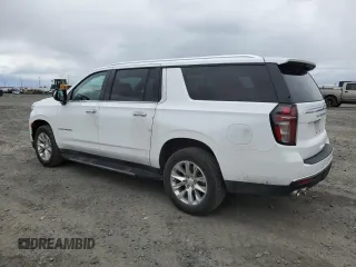 2023 Chevrolet Suburban Premier with VIN 1GNSKFKDXPR253331, listed as a Copart auction lot 52306795 with 50,363 mi miles and Clean Title. Bid and sale history available at DreamBid. Image 2.