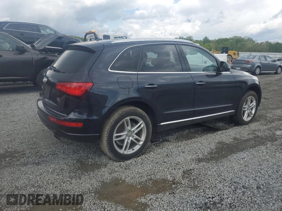 2017 Audi Q5 Premium with VIN WA1C2AFPXHA072423, listed as a Copart auction lot 52877245 with Not provided miles and Salvage title. Bid and sale history available at DreamBid. Image 3.