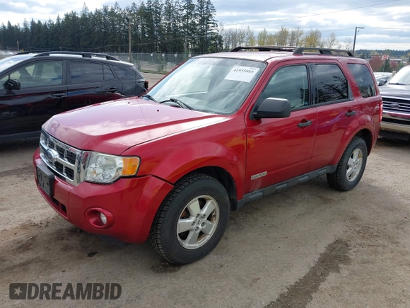 2008 Ford Escape XLT with VIN 1FMCU93168KE53335, listed as a IAAI auction lot 41935885 with 241,723 mi miles. Bid and sale history available at carsss.com. Image 2.
