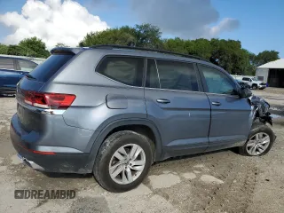 2021 Volkswagen Atlas S with VIN 1V2AP2CA9MC503478, listed as a Copart auction lot 73051284 with 51,140 mi miles and Salvage title. Bid and sale history available at DreamBid. Image 3.